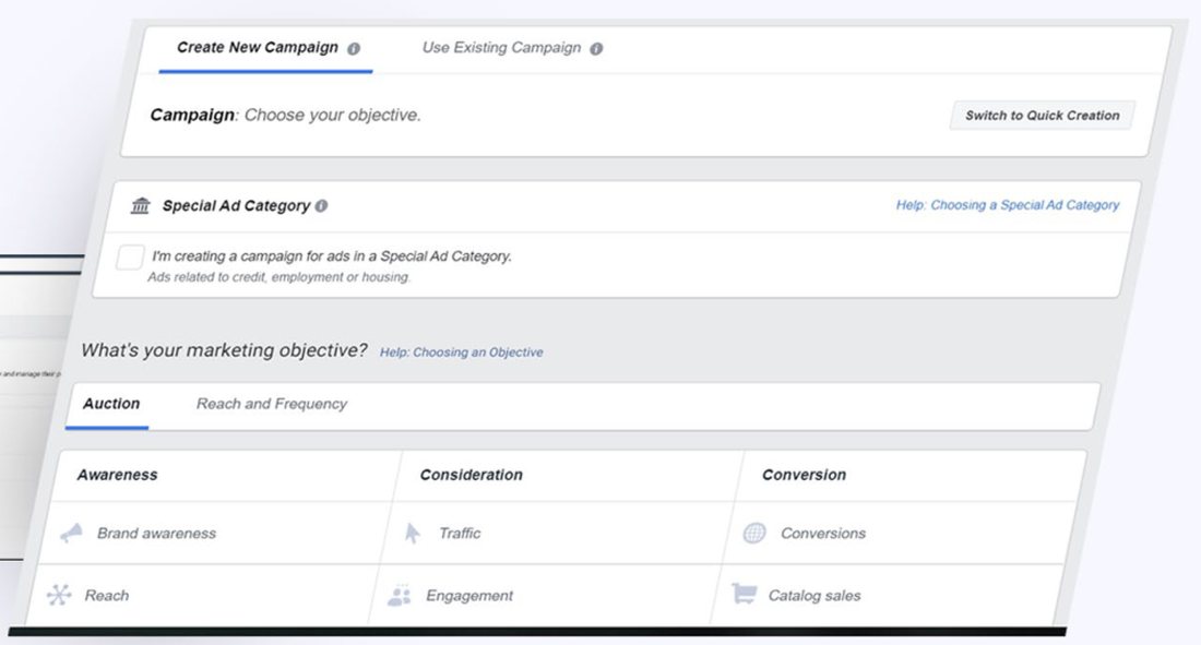 Setting up a Meta campaign for driver recruiting: the special ad category checkbox and campaign objectives