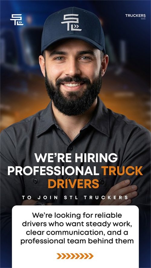 Story: we are hiring professional truck drivers who want steady work