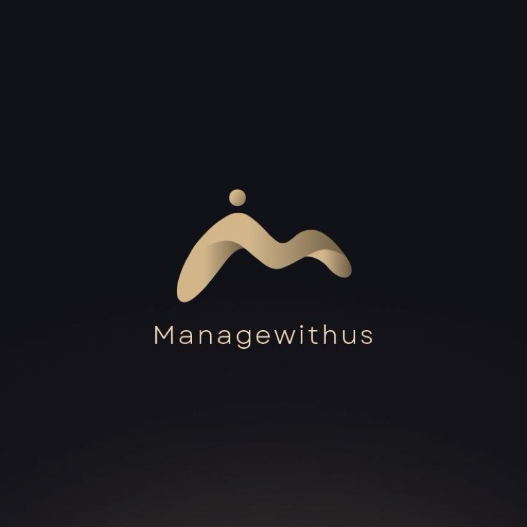 Manage With Us trucking consulting logo by Pixelco