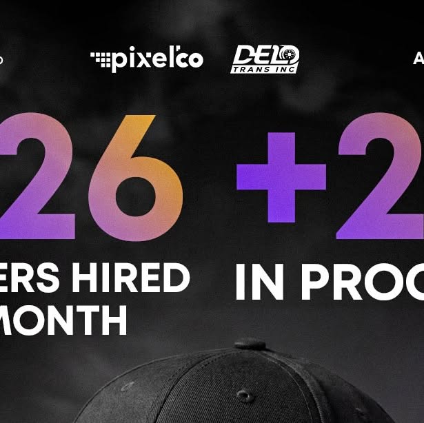 Pixelco driver recruiting ad